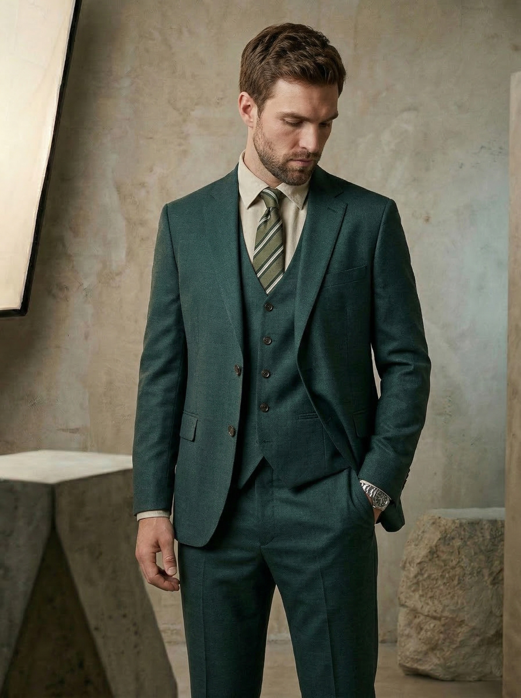 Гринер Костюм тройка мужской